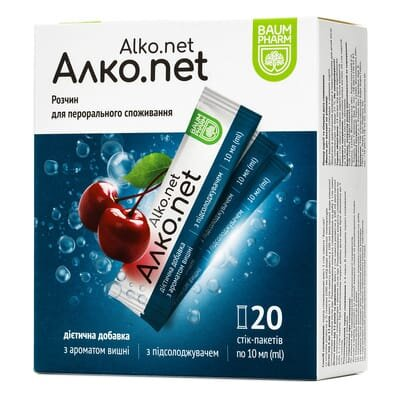 Алконет Baum Pharm розчин по 10 мл №20 у стіках