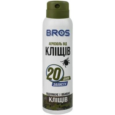 Аерозоль-репелент Bros від кліщів, 90 мл