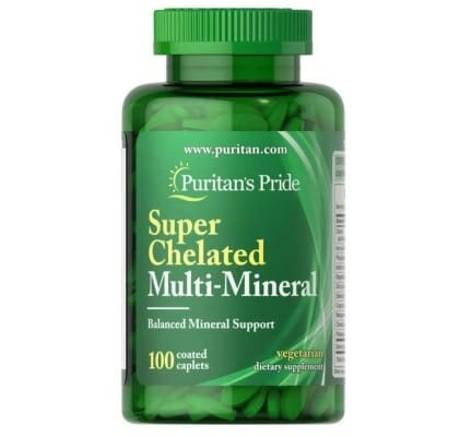 Мінеральний комплекс Puritan's Pride Super Chelated Multi-Mineral, 100 каплет