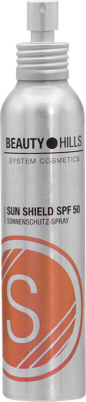 Спрей сонцезахисний для обличчя та тіла Beauty Hills Sun Shield SPF50, 150 мл