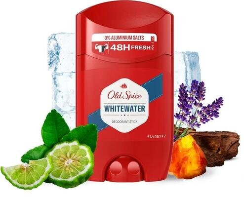 Дезодорант стік Old Spice Whitewater 48h для чоловіків, 50 мл