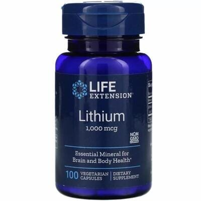 Літій Life Extension Lithium 1000 мкг, 100 капсул