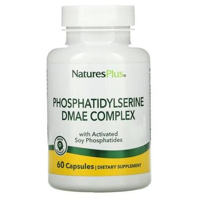 Фосфатидилсерин і ДМАЕ Nature's Plus Phosphatidylserine DMAE комплекс, 60 капсул