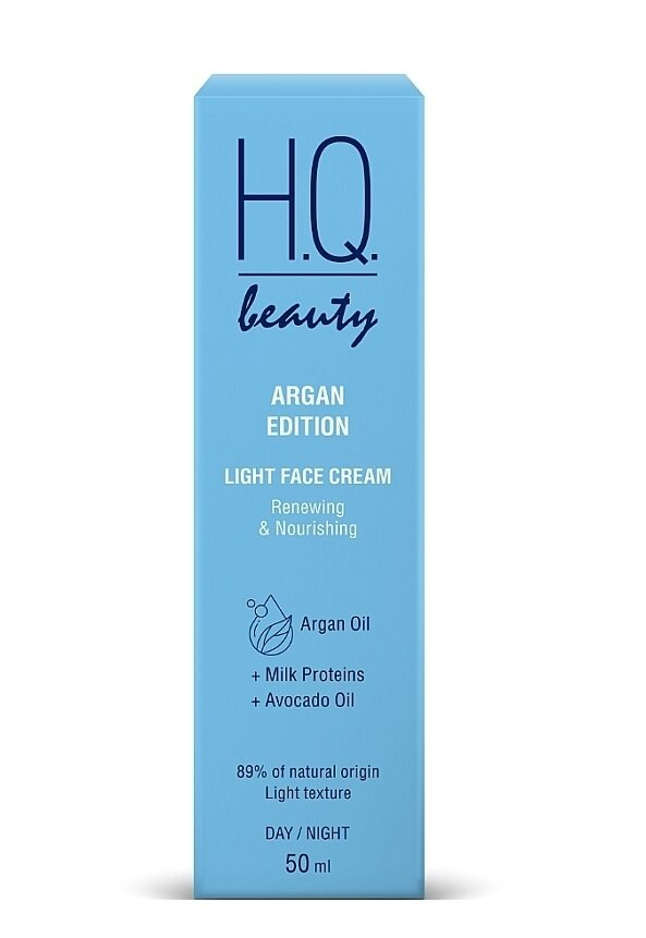 Крем для обличчя H.Q.Beauty Argan Edition відновлення та живлення, 50 мл