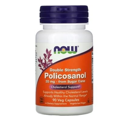 Полікозанол NOW Policosanol 20 мг вег. капсули №90
