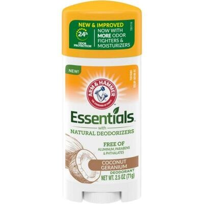 Дезодорант Arm & Hammer Essentials із кокосом і геранню, 71 г