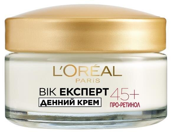 Крем для обличчя L'Oreal Paris Вік Експерт 45+ денний антивіковий ліфтинг-догляд проти зморщок, 50 мл