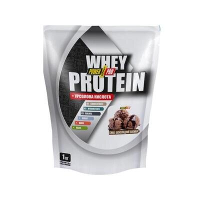 Протеїн Power Pro Whey Protein + урсолова кислота, шоколадний пломбір, 1 кг