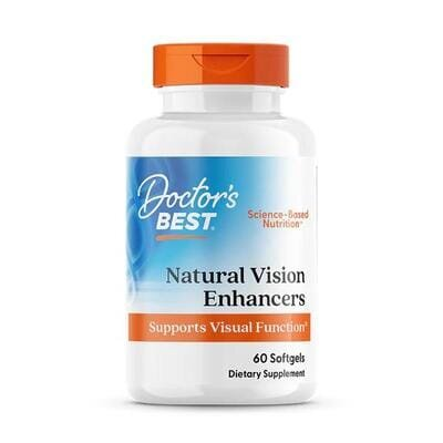 Натуральна Формула для Поліпшення Зору Doctor's Best Natural Vision Enhancers, 60 желатинових капсул