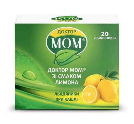 Доктор мом зі смаком лимона льодяники №20 (4х5)