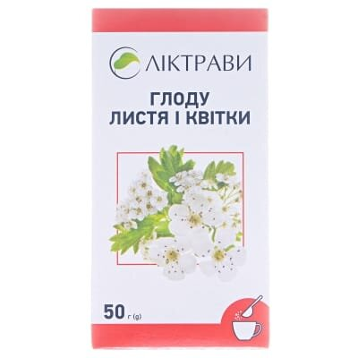 Глоду листя і квітки по 50 г у пач. з внут. пак.