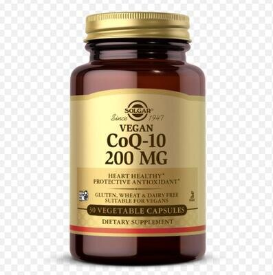 Коензим Q10 Solgar Vegan CoQ-10 200 мг вег. капсули №30