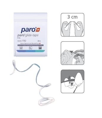 Зубна стрічка Paro Swiss glide-tape з тефлону, 20 м