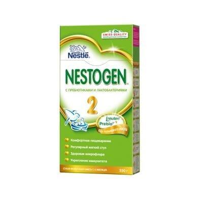Суміш суха молочна Nestogen 2 для дітей від 6 місяців, 350 г