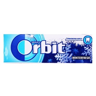 Жувальна гумка Orbit Winterfresh без цукру з ароматом ментолу, 14 г