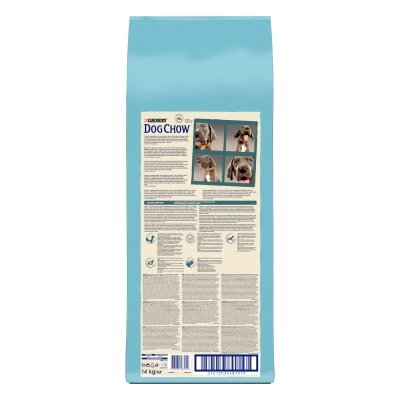 Корм сухий для цуценят великих порід Purina Dog Chow Puppy Large Breed зі смаком індички, 14 кг