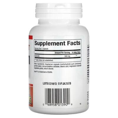 Кверцетин Natural Factors Quercetin 500 мг, 60 капсул