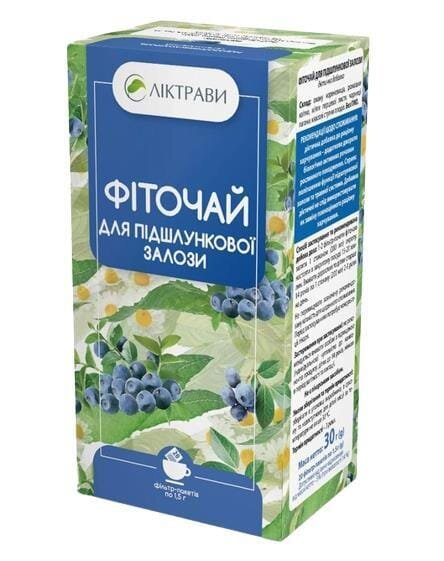Фіточай Ліктрави для підшлункової залози по 1.5 г №20 у філ.-пак