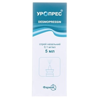Уропрес спрей наз. 0.1 мг/мл по 5 мл у флак.