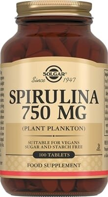 Спіруліна Solgar Spirulina 750 мг таблетки №100
