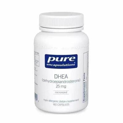 ДГЕА Pure Encapsulations DHEA 25 мг, 180 капсул