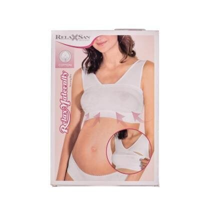 Майка для годуючих жінок Relaxsan RelaxMaternity, артикул 5700, біла, розмір S
