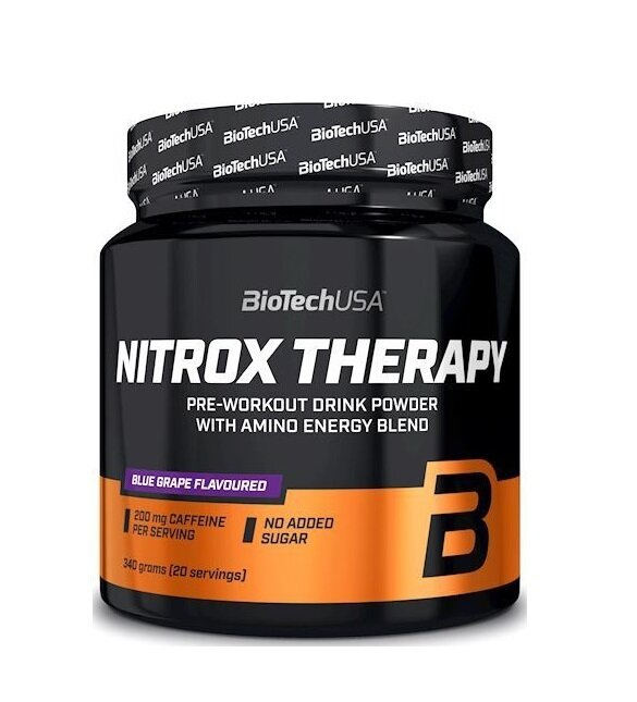 Передтренувальний комплекс Biotech Nitrox Therapy blue grape, 680 г