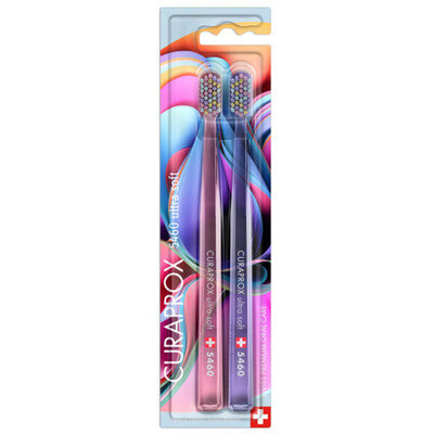 Набір Curaprox Duo Colorful Curls Edition зубні щітки ультра м'які, 2 шт