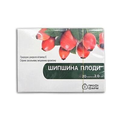 Шипшини плоди Профі Фарм у фільтр-пакетах по 2 г №20