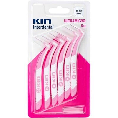 Інтердентальні щітки Kin Interdental для міжзубних проміжків, 0,6 мм, 6 шт