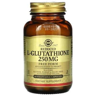 L-глутатіон Solgar L-Glutathione 250 мг вег. капсули №60
