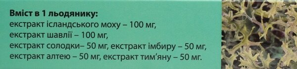 Лордікаф Fidem Pharm льодяники зі смаком м'ята-евкаліпт №16