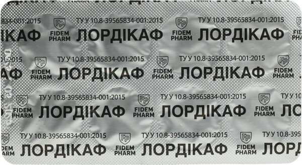 Лордікаф Fidem Pharm льодяники зі смаком м'ята-евкаліпт №16