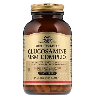 Глюкозамін МСМ комплекс Solgar Glucosamine MSM Complex таблетки №120
