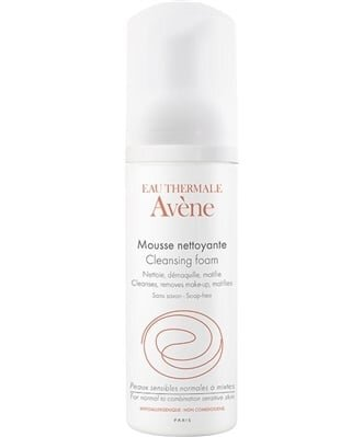 Мус Avene очищувальний для обличчя і зони навколо очей, 150 мл