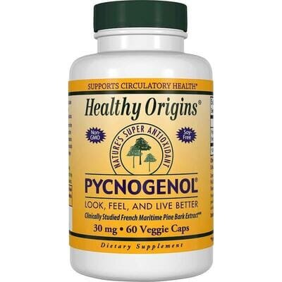 Пікногенол Healthy Origins Pycnogenol 30 мг, 60 капсул