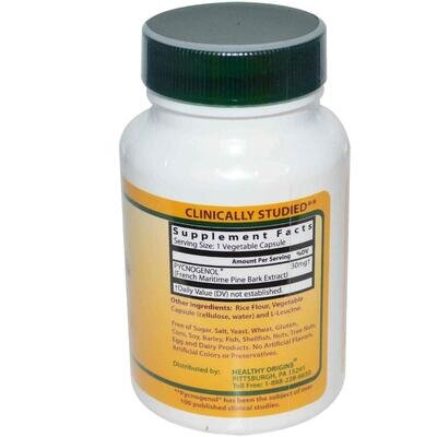 Пікногенол Healthy Origins Pycnogenol 30 мг, 60 капсул