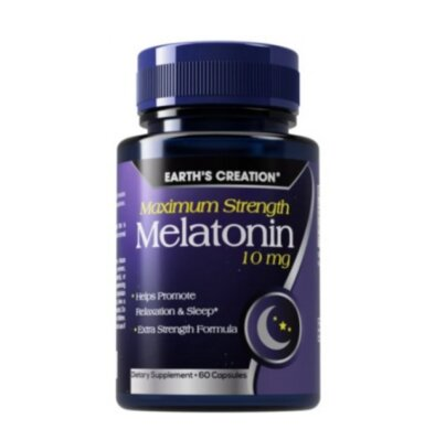 Мелатонін Earth's Creation Melatonin 10 мг, 60 капсул