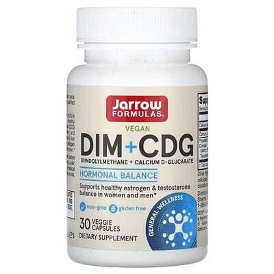 Формула детоксикації Jarrow Formulas DIM + CDG, 30 капсул