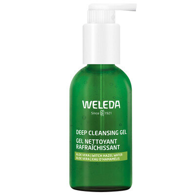 Гель для вмивання Weleda Deep Cleansing Gel глибоке очищення з органічним алое та гамамелісом для нормальної та комбінованої шкіри, 150 мл