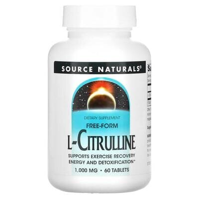 Цитрулін Source Naturals L-Citrulline 1000 мг, 60 таблеток
