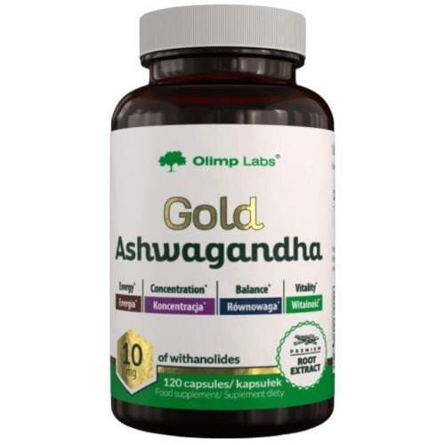 Ашваганда Olimp Gold Ashwagandha, 120 капсул (банка)