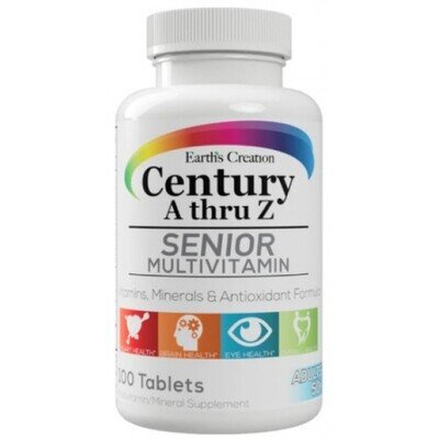 Мультивітамін для людей старше 50 років Earth's Creation Multivitamin (A thru Z) Senior, 100 таблеток