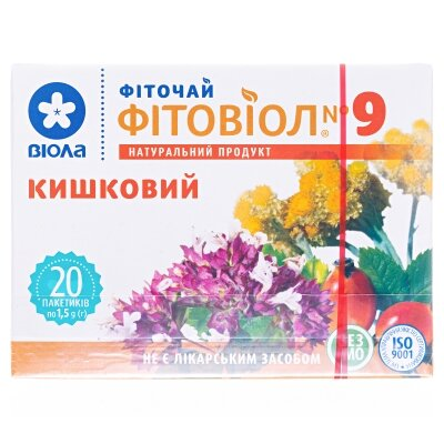 Фіточай Фітовіол №9 Кишковий по 1.5 г №20 у філ.-пак.