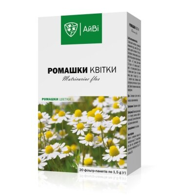 Ромашки квітки по 1.5 г №20 у філ.-пак. ТМ АйВі