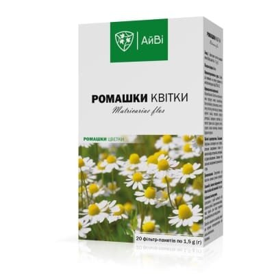 Ромашки квітки по 1.5 г №20 у філ.-пак. ТМ АйВі