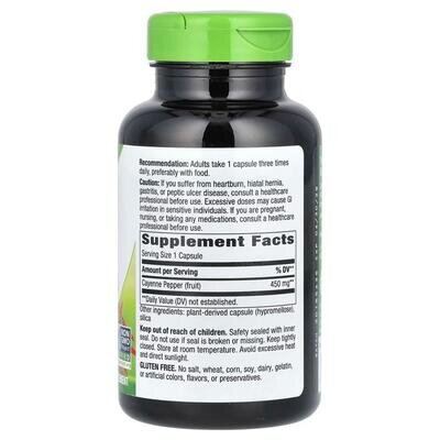 Каєнський перець Nature's Way Cayenne 40,000 SHU/г, 180 капсул
