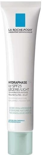Крем для обличчя La Roche-Posay Hydraphase HA UV Legere SPF25 легкий зволожуючий для зневодненої шкіри обличчя, 40 мл