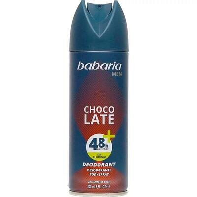 Дезодорант спрей Babaria Men Chocolate 48h для чоловіків, 200 мл
