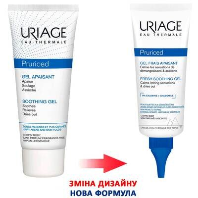 Гель для обличчя та тіла Uriage Pruriced освіжаючий заспокійливий, 100 мл